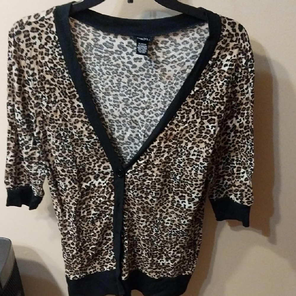 Leopard Print Women's Sweater